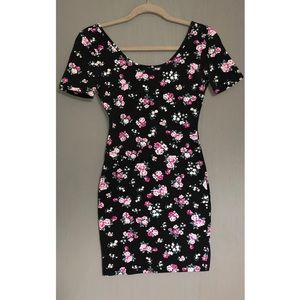 Black Floral Dress